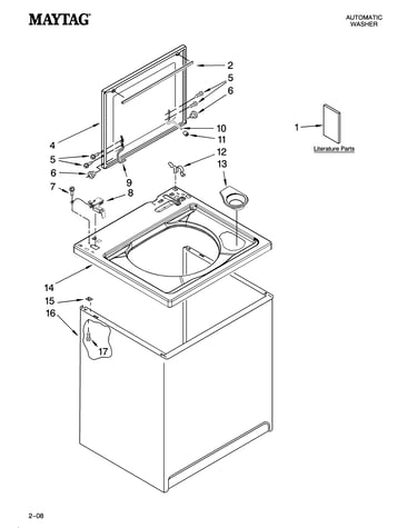 Top and cabinet parts