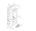 Whirlpool ED5FHEXTS01 refrigerator liner parts diagram