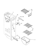 Freezer liner parts