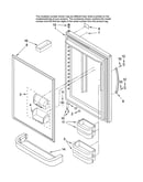 Refrigerator door parts