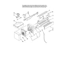Whirlpool GB9SHKXMQ12 icemaker parts, optional parts (not included) diagram