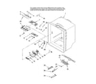 Whirlpool GX5SHTXTT11 refrigerator liner parts diagram