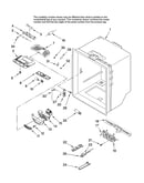 Refrigerator liner parts