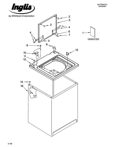 Top and cabinet parts