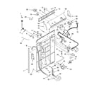 Inglis ITW4300SQ0 controls and rear panel parts diagram