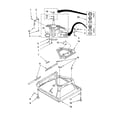 Inglis ITW4300SQ0 machine base parts diagram