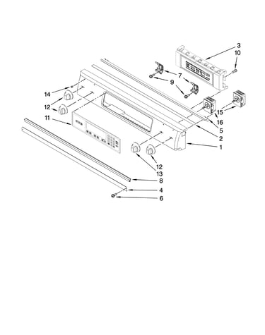 Control panel parts