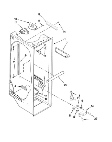 Refrigerator liner parts