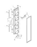 Freezer door parts