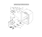 Whirlpool GB9SHKXMQ13 refrigerator liner parts diagram