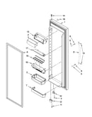 Refrigerator door parts