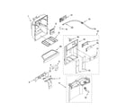 Whirlpool GD5NVAXST02 dispenser front parts diagram