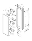 Refrigerator door parts