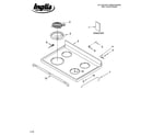 Inglis IRP33803 cooktop parts diagram