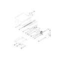 KitchenAid KEWS145SSS01 internal warming drawer parts diagram