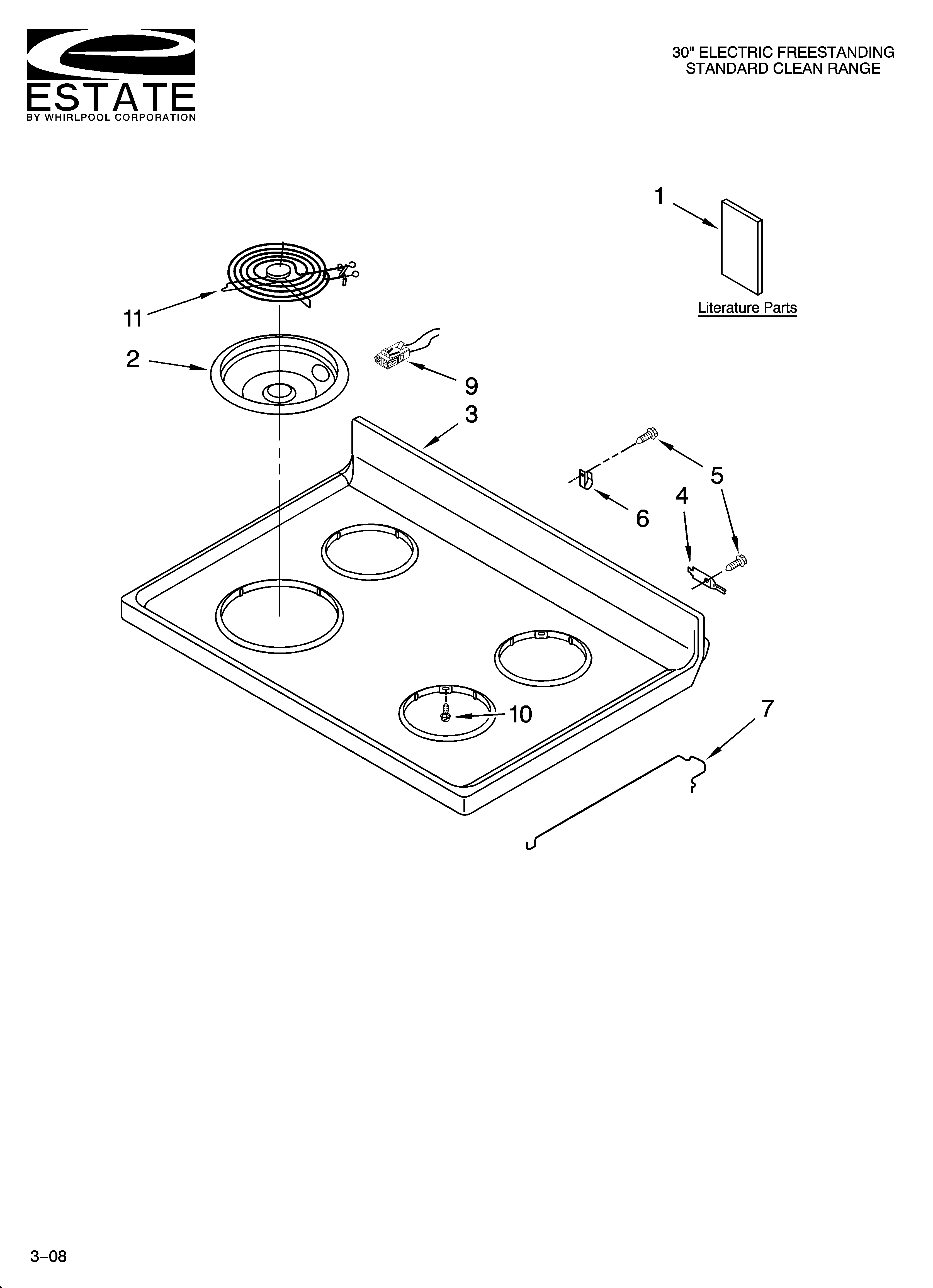 COOKTOP PARTS