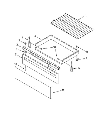 Drawer & broiler parts