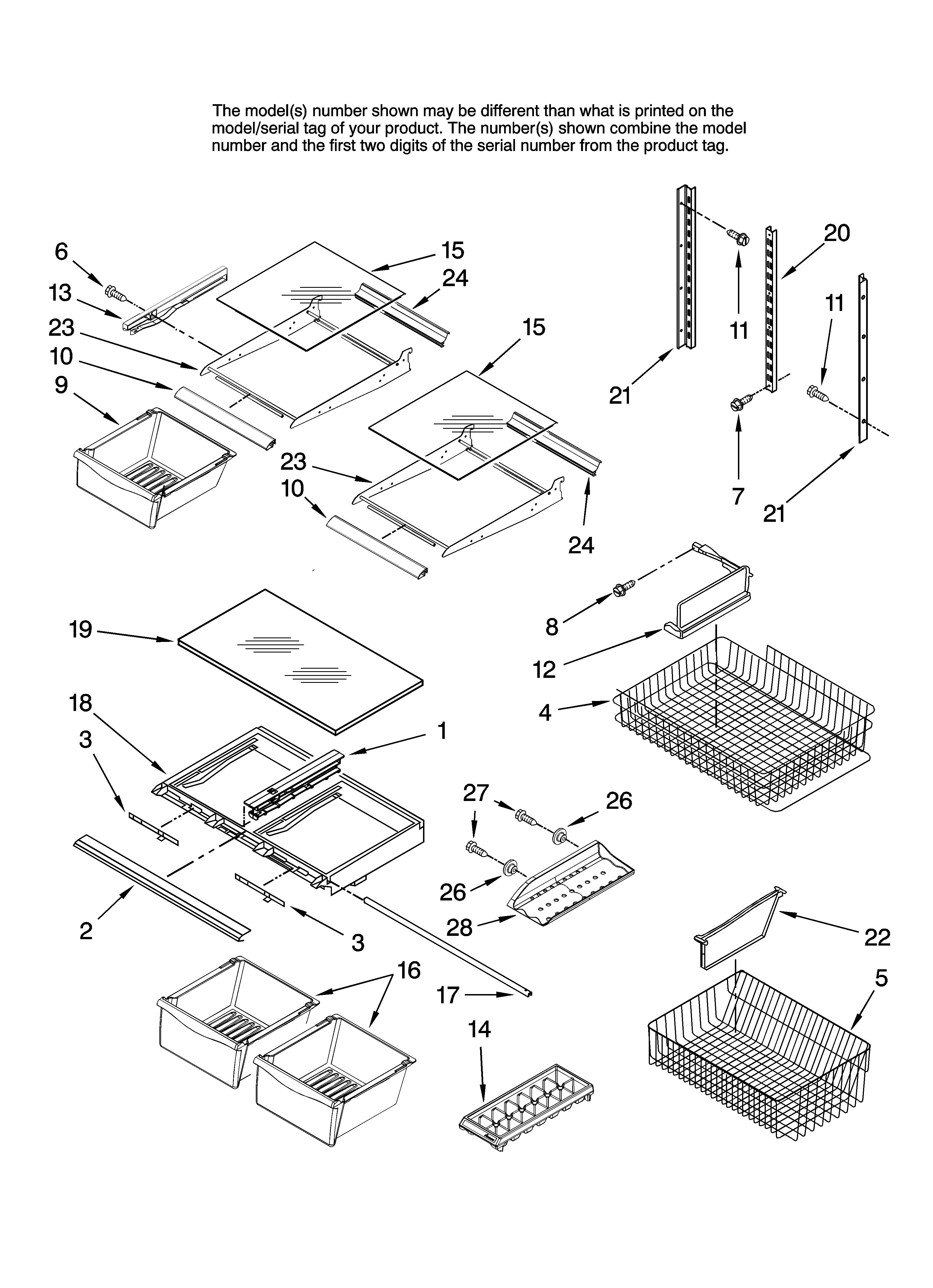 Shelf parts