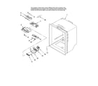 Amana ABB2227DEW14 refrigerator liner parts diagram