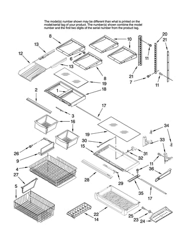Shelf parts
