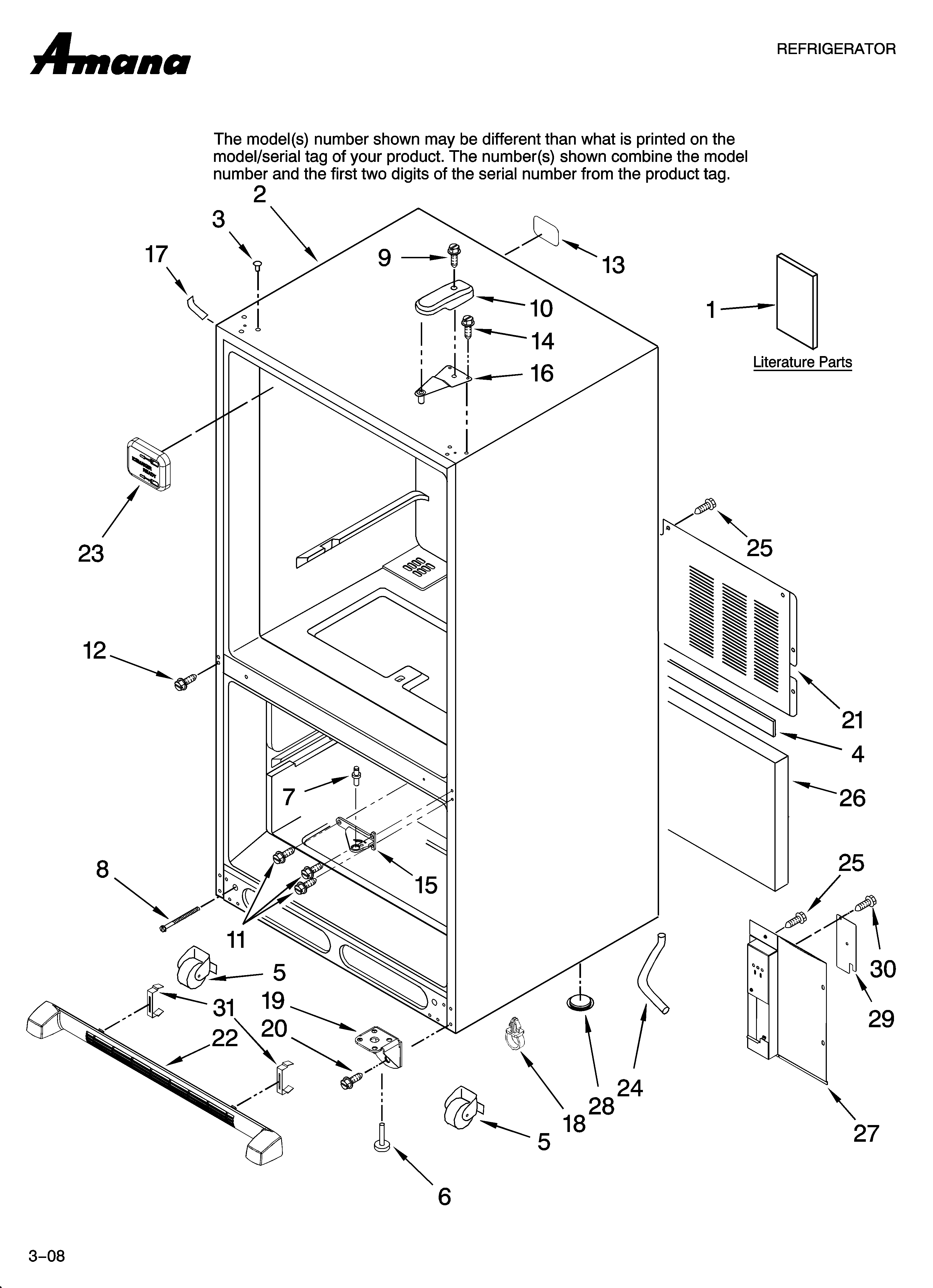 Cabinet parts