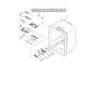 Amana ABB2522FEW11 refrigerator liner parts diagram
