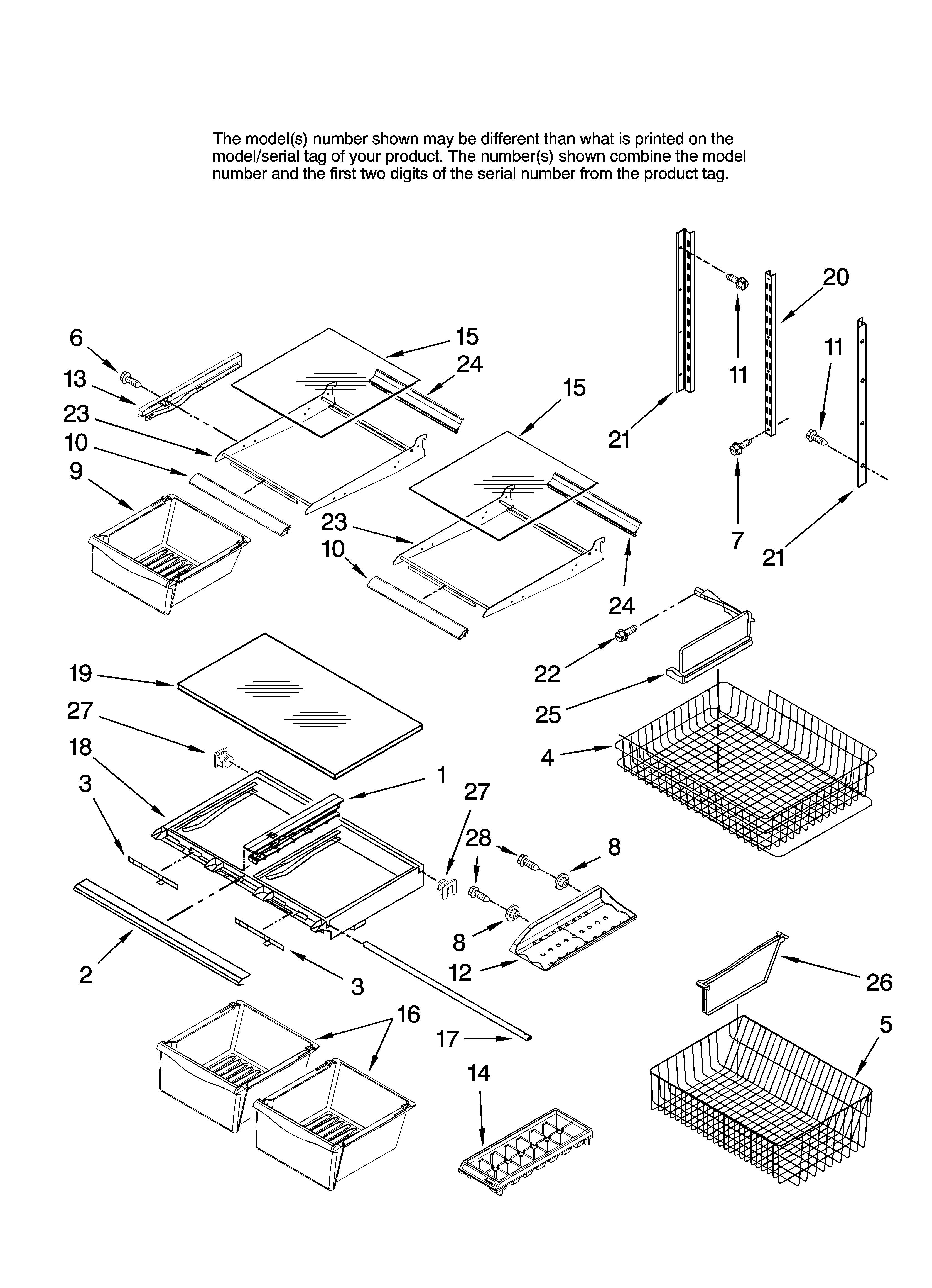 Shelf parts