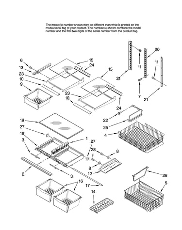 Shelf parts