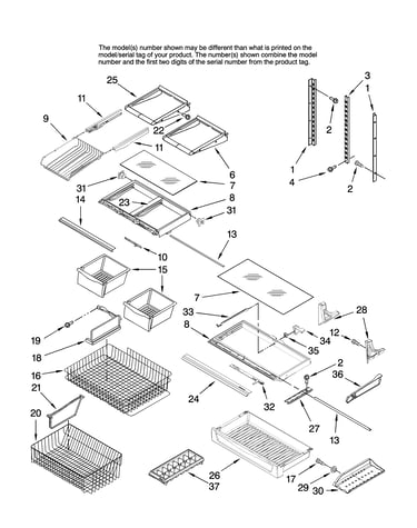 Shelf parts