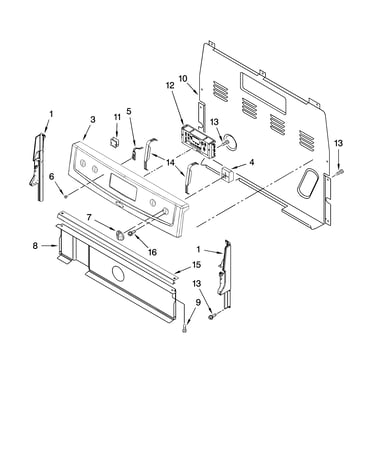 Control panel parts