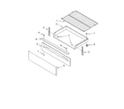Amana AER5821VAW0 drawer & broiler parts diagram