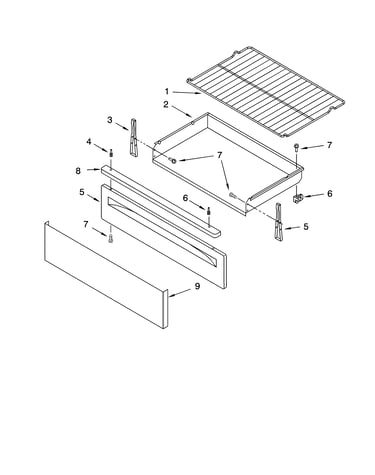 Drawer & broiler parts