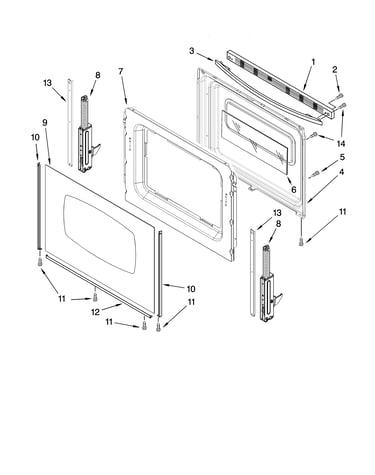 Door parts, optional parts (not included)