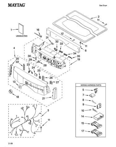 Top and console parts