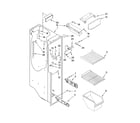 Whirlpool ED2FHAXST05 freezer liner parts diagram