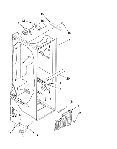 Refrigerator liner parts