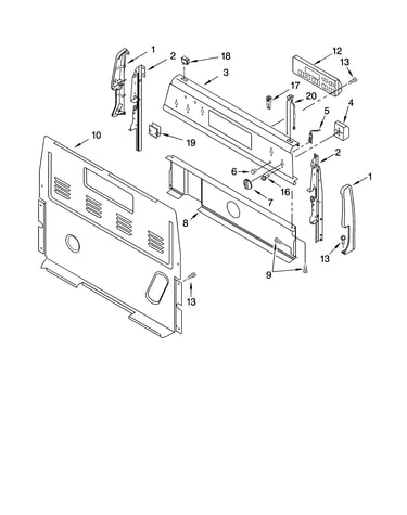 Control panel parts