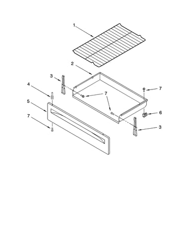 Drawer & broiler parts