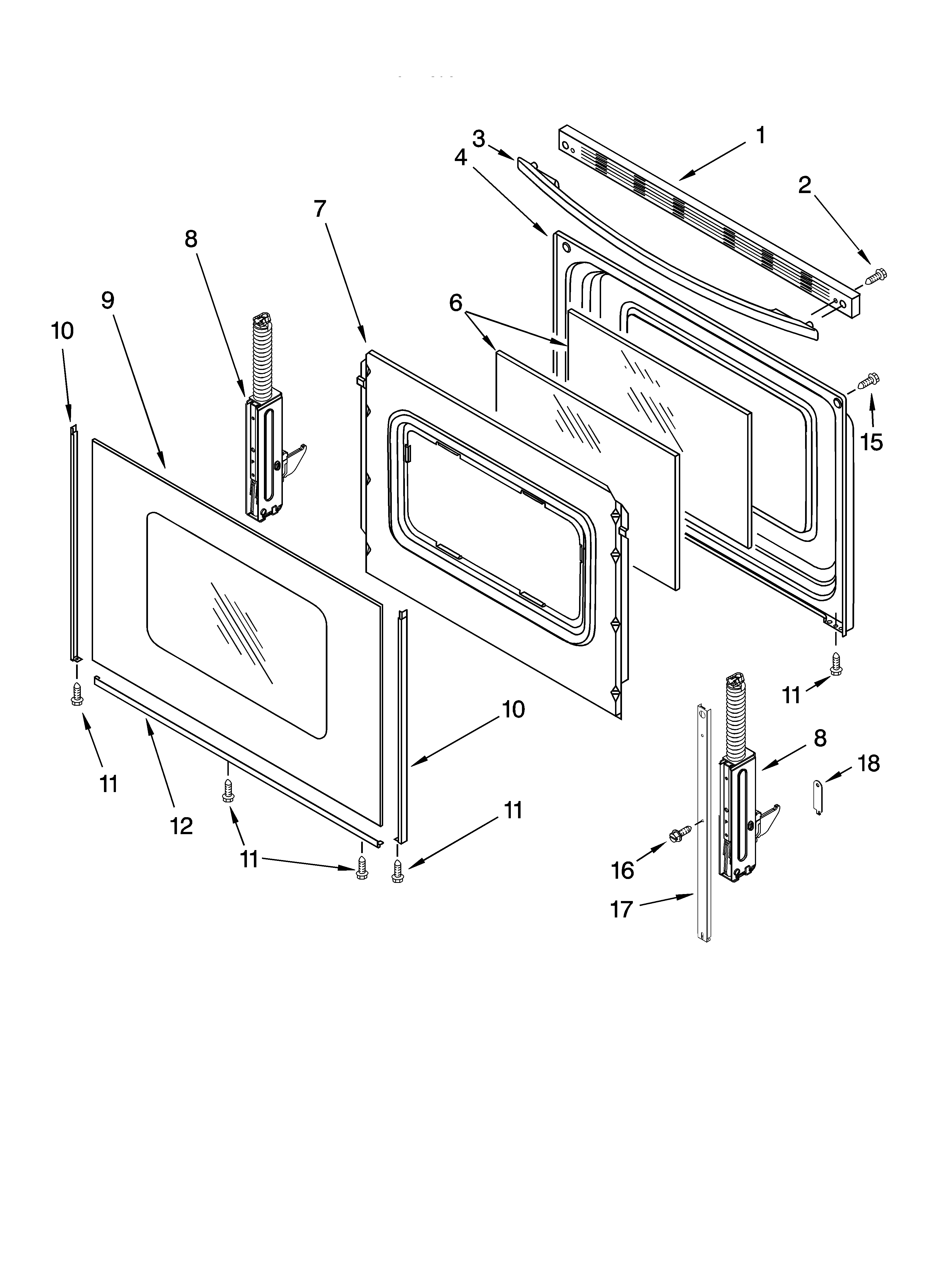 Door parts, optional parts