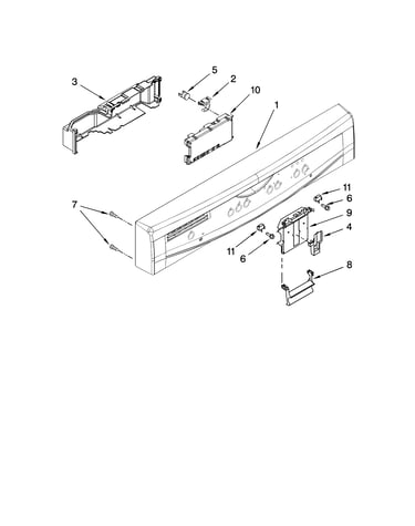 Control panel parts