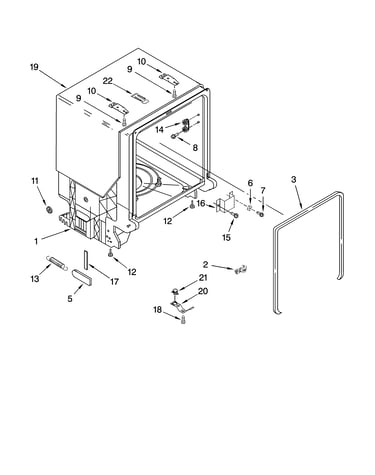 Tub and frame parts