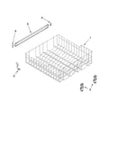 Upper rack and track parts