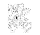 Whirlpool WED6600VW0 bulkhead parts, optional parts (not included) diagram