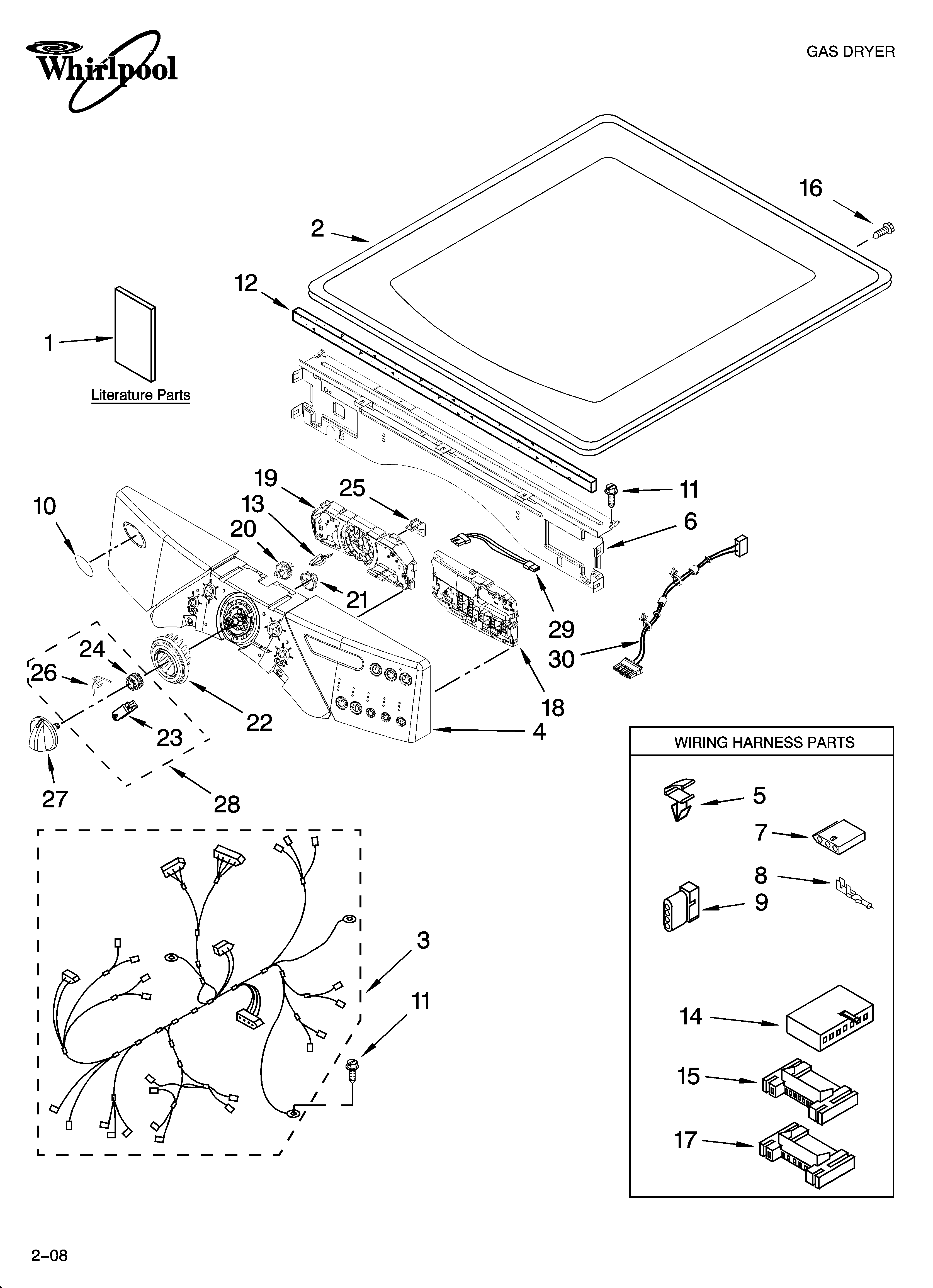 TOP AND CONSOLE PARTS