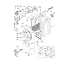 Whirlpool WGD9500TW1 cabinet parts diagram