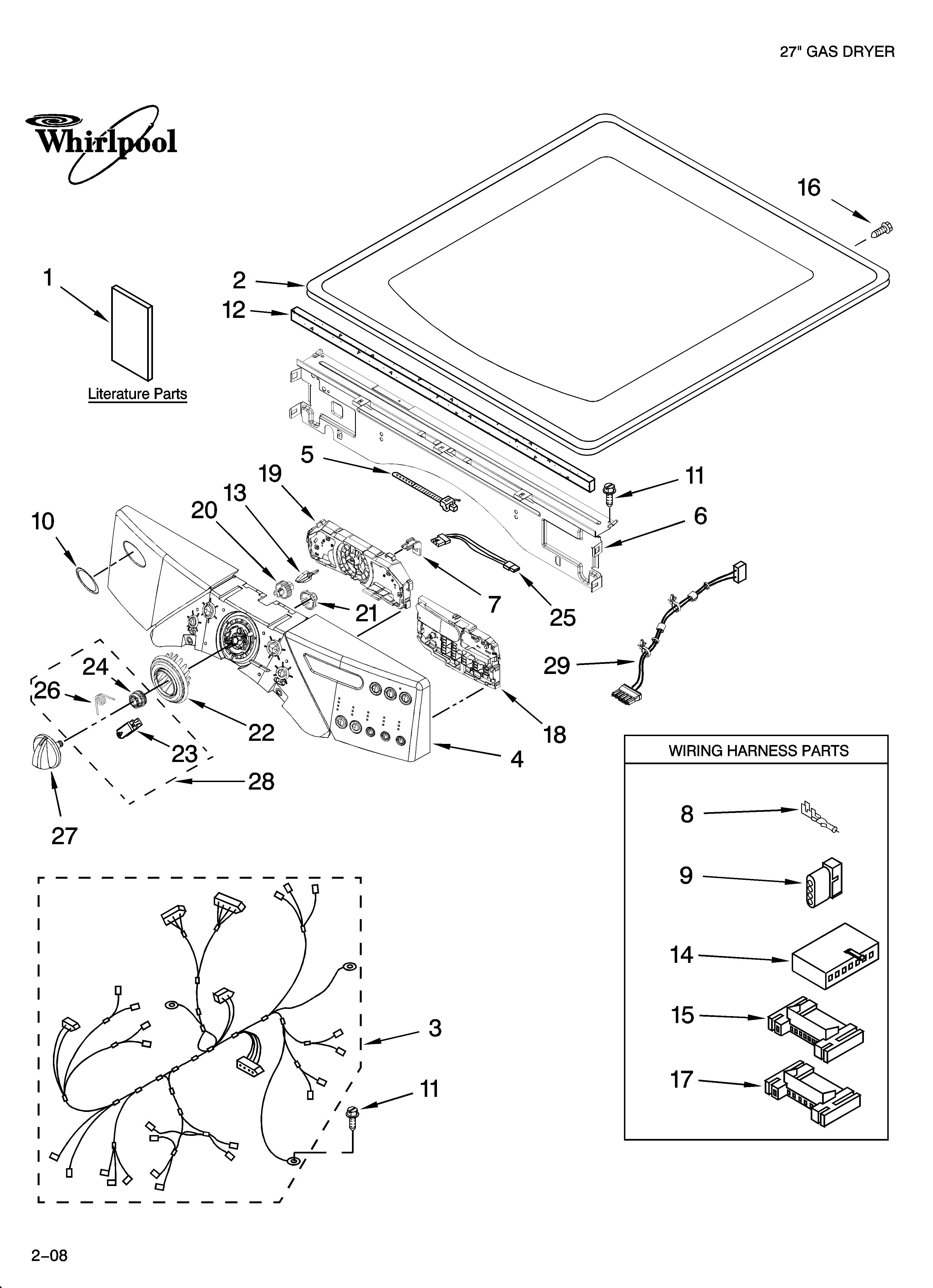 TOP AND CONSOLE PARTS