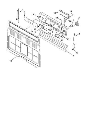 Control panel parts