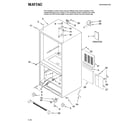 Maytag MBF2562HEB13 cabinet parts diagram