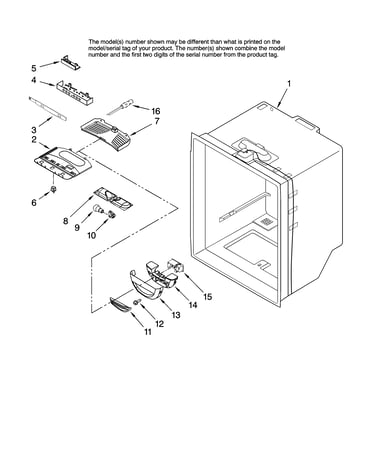 Refrigerator liner parts