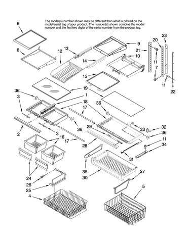 Shelf parts